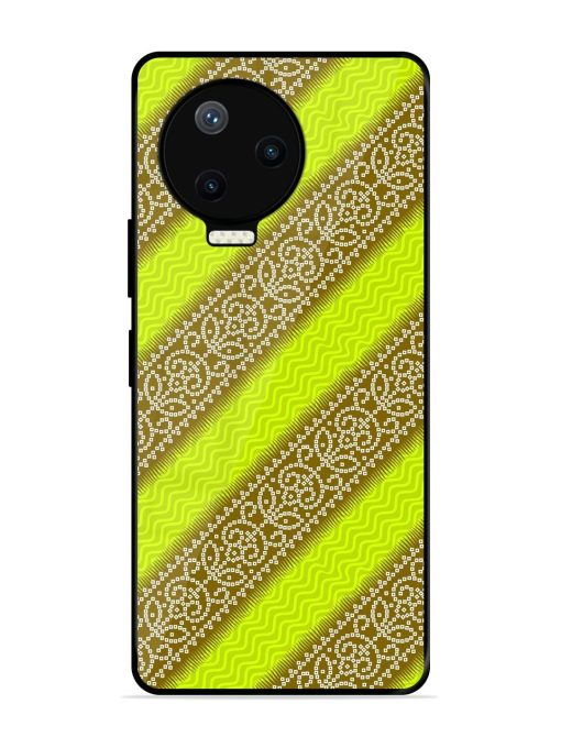 Golden Bandana Bliss Glossy Soft Edge Case for Infinix Note 12 Pro (4G) Chachhi