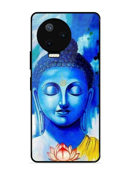 Serene Buddha With Lotus Glossy Soft Edge Case for Infinix Note 12 Pro (4G) Chachhi