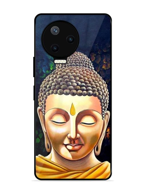 Buddha Face Glossy Soft Edge Case for Infinix Note 12 Pro (4G) Chachhi