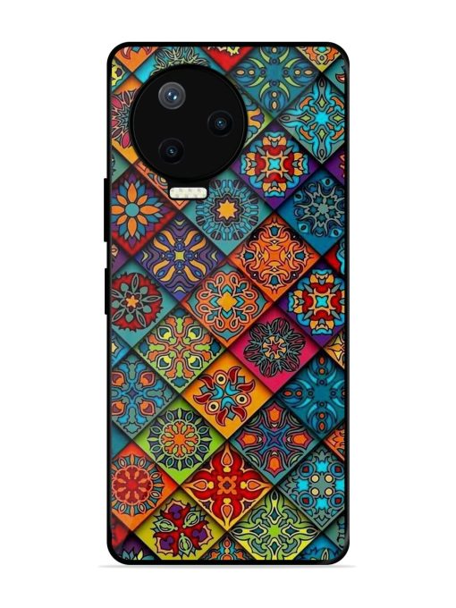 Patchwork Mandala Mosaic Glossy Soft Edge Case for Infinix Note 12 Pro (4G) Chachhi