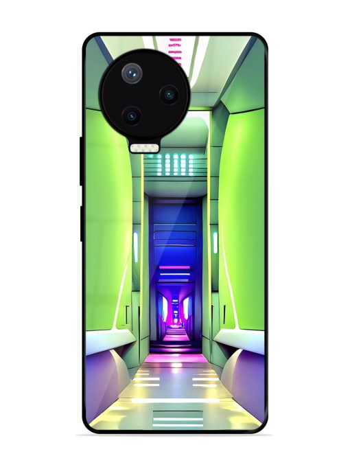 Neon Corridor Glossy Soft Edge Case for Infinix Note 12 Pro (4G) Chachhi