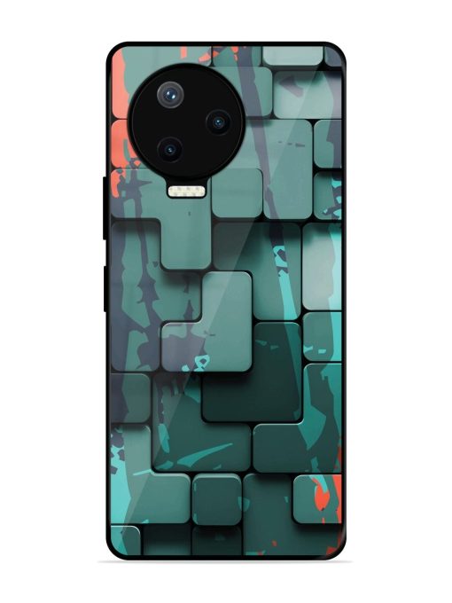 Abstract Geometric Mosaic Glossy Soft Edge Case for Infinix Note 12 Pro (4G) Chachhi