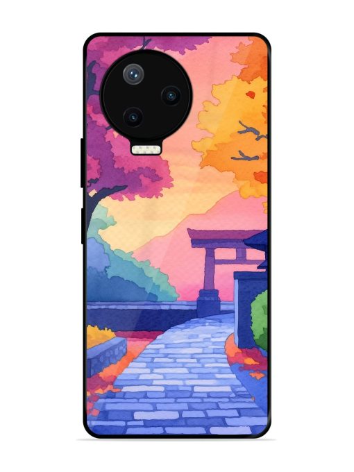 Autumnal Serenity Glossy Soft Edge Case for Infinix Note 12 Pro (4G) Chachhi