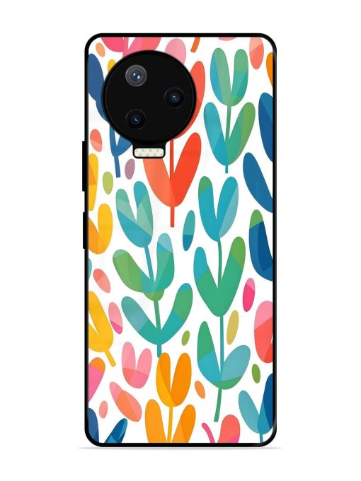 Rainbow Of Blooms Glossy Soft Edge Case for Infinix Note 12 Pro (4G) Chachhi