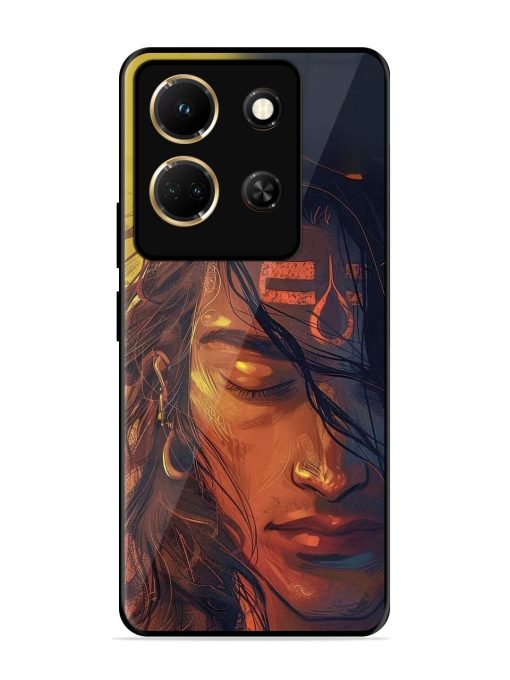 Tranquil Shiva Glossy Soft Edge Case for Infinix Note 30 (5G) Chachhi