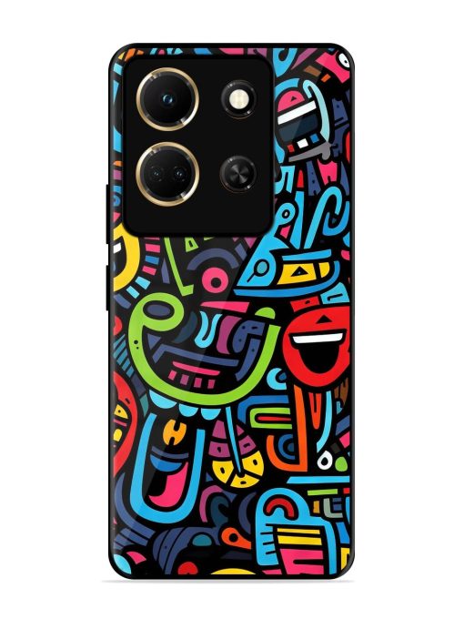 Doodlephoria Glossy Soft Edge Case for Infinix Note 30 (5G) Chachhi