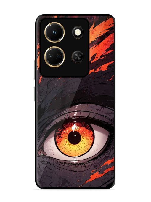 Inferno Gaze Glossy Soft Edge Case for Infinix Note 30 (5G) Chachhi