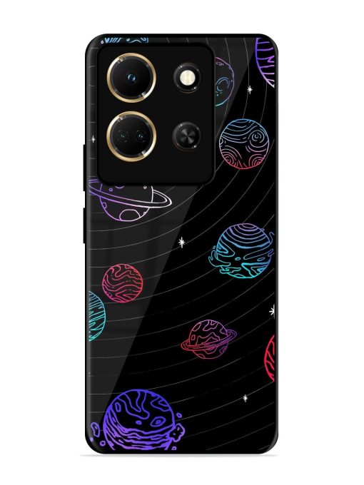 Cosmic Ballet Glossy Soft Edge Case for Infinix Note 30 (5G) Chachhi