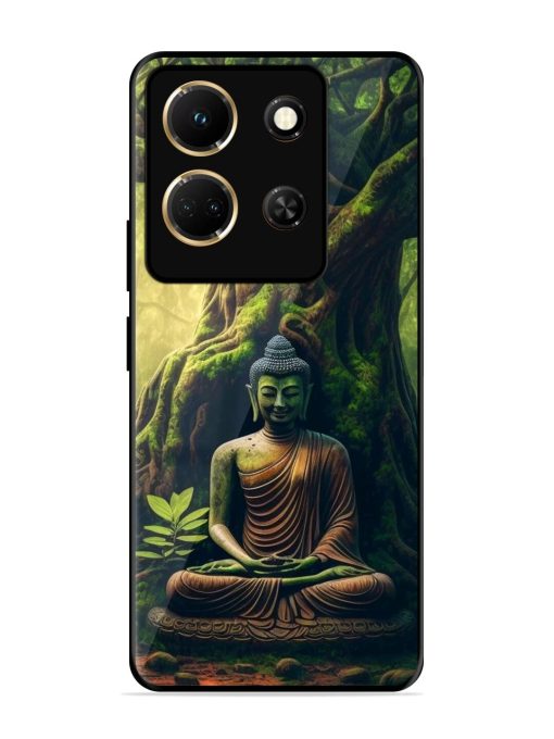 Green Buddha Art Glossy Soft Edge Case for Infinix Note 30 (5G) Chachhi