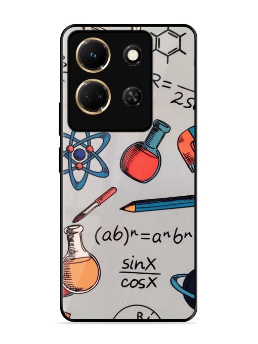 Science Doodle Glossy Soft Edge Case for Infinix Note 30 (5G) Chachhi