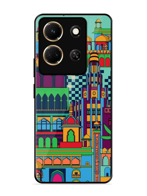 Indian Tapestry Glossy Soft Edge Case for Infinix Note 30 (5G) Chachhi