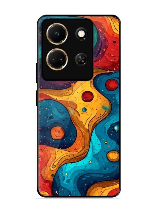 Cosmic Swirl Glossy Soft Edge Case for Infinix Note 30 (5G) Chachhi