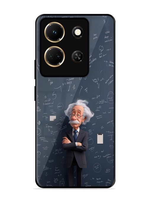 Albert Einstein Glossy Soft Edge Case for Infinix Note 30 (5G) Chachhi