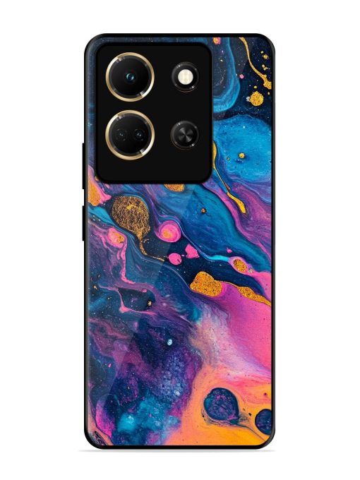 Cosmic Swirl Glossy Soft Edge Case for Infinix Note 30 (5G) Chachhi