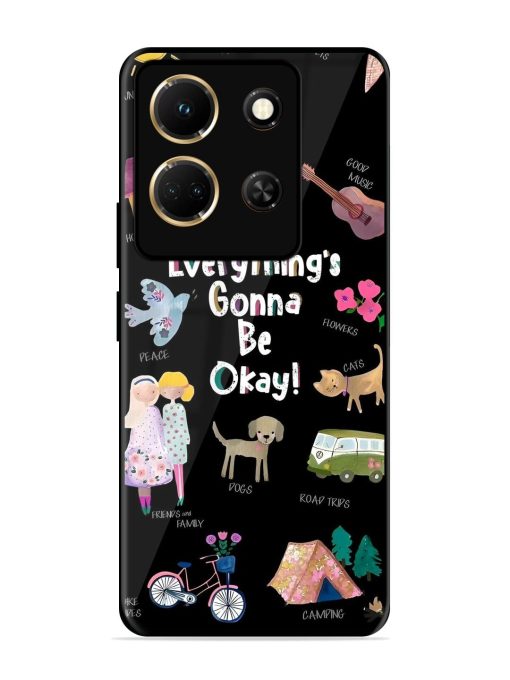 Everything'S Gonna Be Okay Glossy Soft Edge Case for Infinix Note 30 (5G) Chachhi