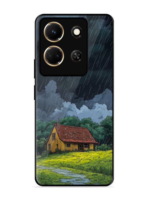 Rainy Day Retreat Glossy Soft Edge Case for Infinix Note 30 (5G) Chachhi