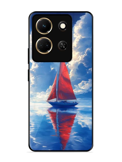 Crimson Sails Glossy Soft Edge Case for Infinix Note 30 (5G) Chachhi