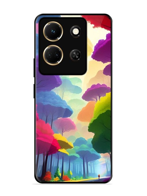 Rainbow Road Glossy Soft Edge Case for Infinix Note 30 (5G) Chachhi