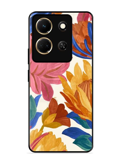 Blooming Tapestry Glossy Soft Edge Case for Infinix Note 30 (5G) Chachhi