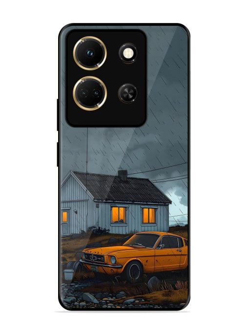 Rainy Day Retreat Glossy Soft Edge Case for Infinix Note 30 (5G) Chachhi