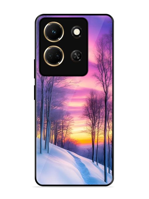 Winter'S Purple Haze Glossy Soft Edge Case for Infinix Note 30 (5G) Chachhi