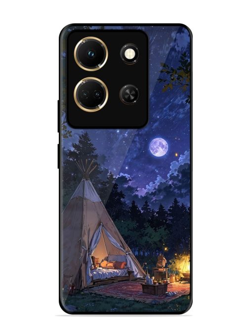 Moonlight Camping Glossy Soft Edge Case for Infinix Note 30 (5G) Chachhi