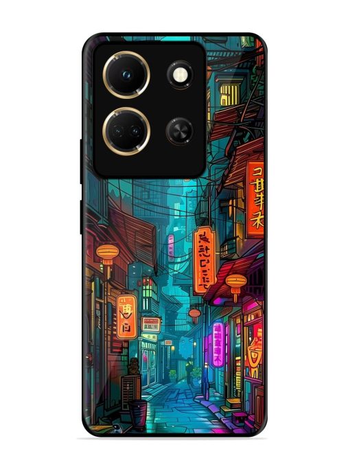 Neon Nightscape Glossy Soft Edge Case for Infinix Note 30 (5G) Chachhi