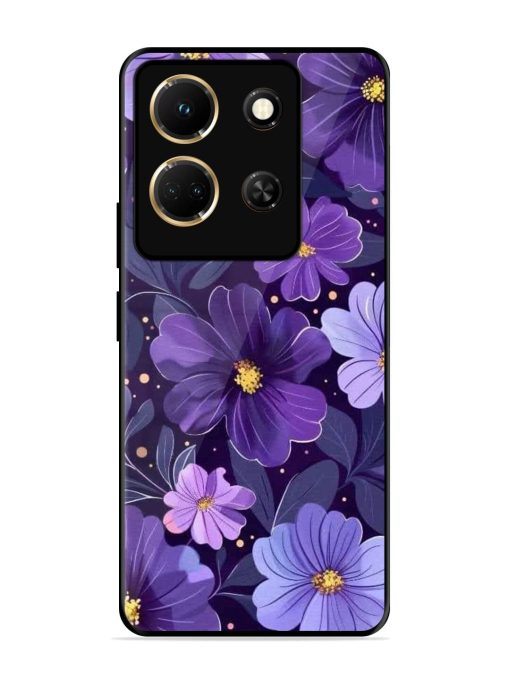 Purple Paradise Glossy Soft Edge Case for Infinix Note 30 (5G) Chachhi