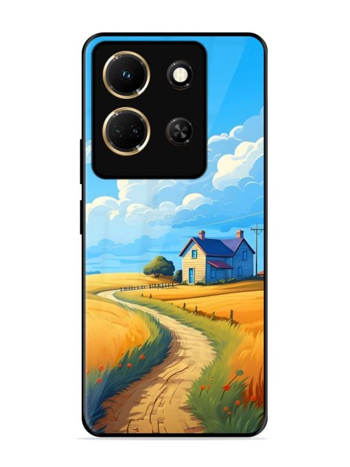 Countryside Cottage Glossy Soft Edge Case for Infinix Note 30 (5G) Chachhi