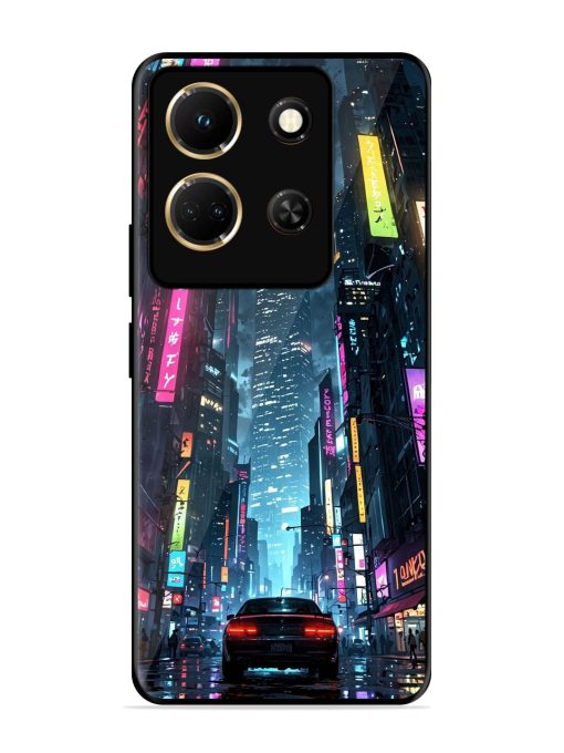 Neon Nightscape Glossy Soft Edge Case for Infinix Note 30 (5G) Chachhi