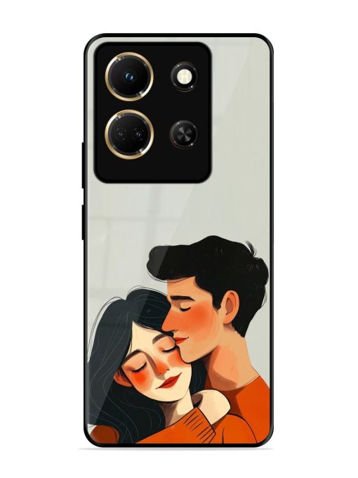 Craft Couples Glossy Soft Edge Case for Infinix Note 30 (5G) Chachhi