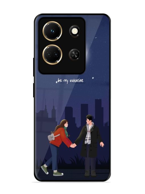 Moonlight Proposal Glossy Soft Edge Case for Infinix Note 30 (5G) Chachhi