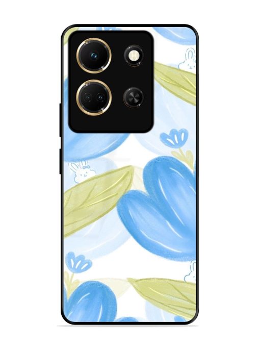 Bunny'S Blue Garden Glossy Soft Edge Case for Infinix Note 30 (5G) Chachhi