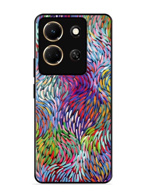 Vibrant Waves Glossy Soft Edge Case for Infinix Note 30 (5G)