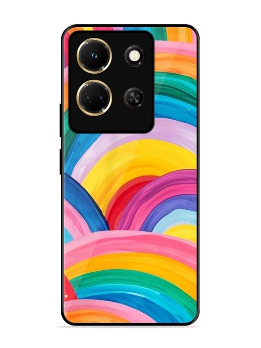 Rainbow Cascade Glossy Soft Edge Case for Infinix Note 30 (5G) Chachhi