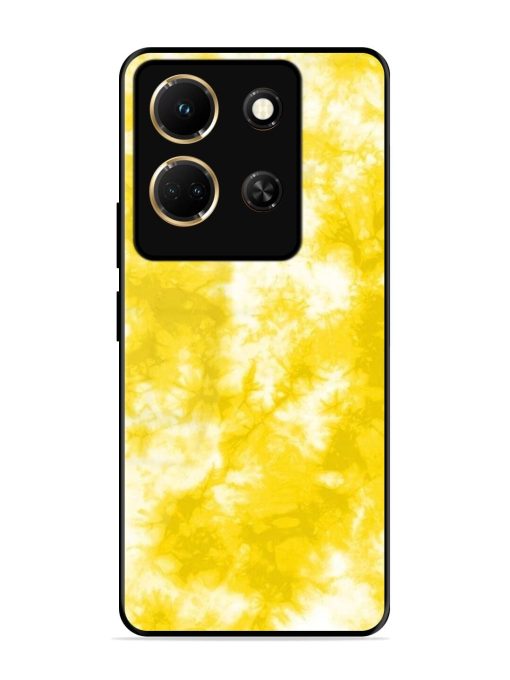 Golden Tie-Dye Twirl Glossy Soft Edge Case for Infinix Note 30 (5G) Chachhi