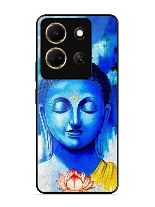 Serene Buddha With Lotus Glossy Soft Edge Case for Infinix Note 30 (5G) Chachhi