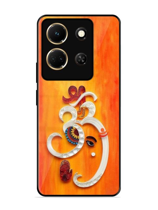 Ganesha In Quilling Art Glossy Soft Edge Case for Infinix Note 30 (5G) Chachhi