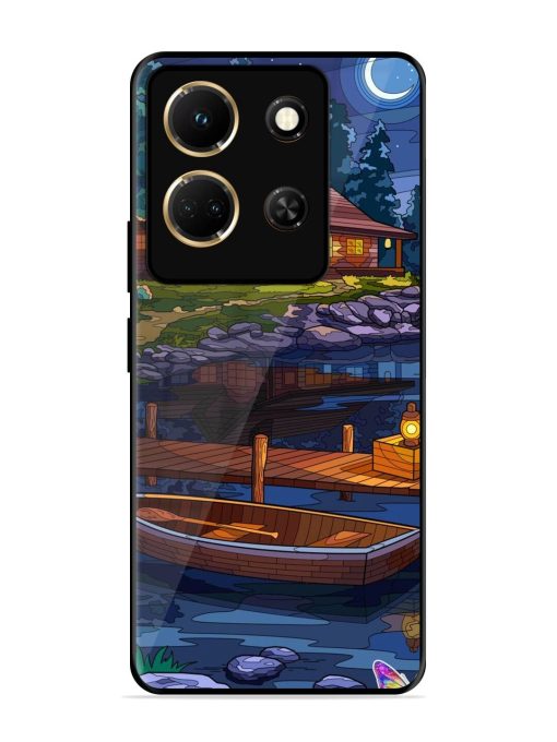 Moonlit Serenity Glossy Soft Edge Case for Infinix Note 30 (5G) Chachhi