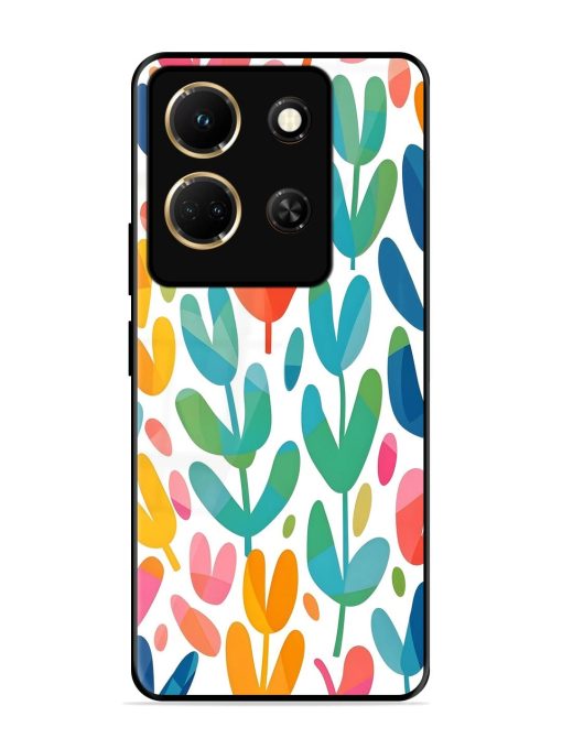 Rainbow Of Blooms Glossy Soft Edge Case for Infinix Note 30 (5G) Chachhi