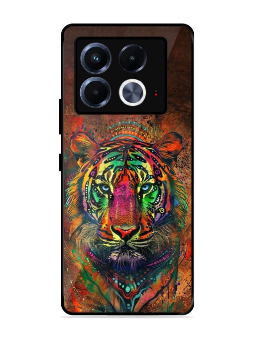 Cosmic Tiger Glossy Soft Edge Case for Infinix Note 40 (5G) Chachhi