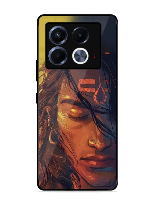 Tranquil Shiva Glossy Soft Edge Case for Infinix Note 40 (5G) Chachhi