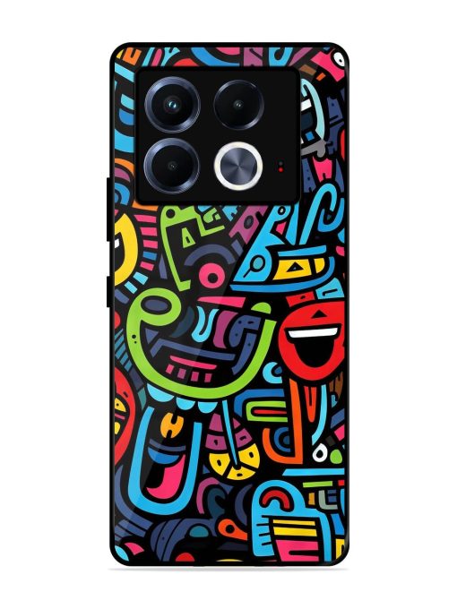 Doodlephoria Glossy Soft Edge Case for Infinix Note 40 (5G) Chachhi