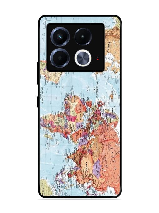 Our Blue Marble Glossy Soft Edge Case for Infinix Note 40 (5G) Chachhi