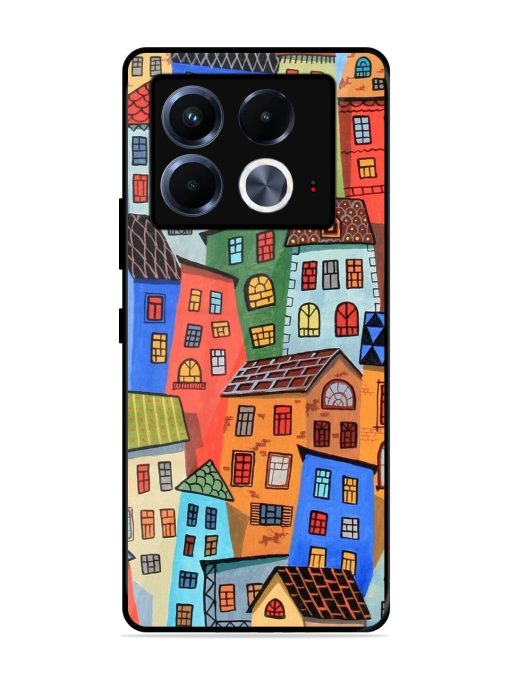 Rainbow House Glossy Soft Edge Case for Infinix Note 40 (5G) Chachhi