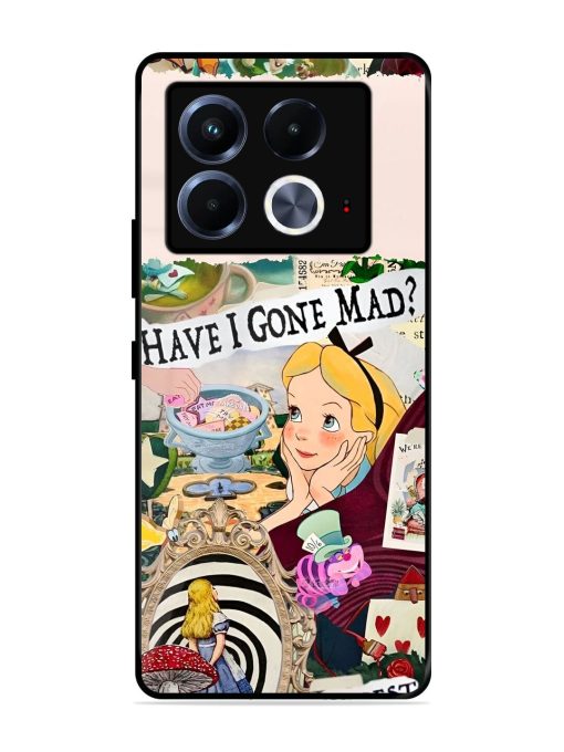 Mad Hatter'S Collage Glossy Soft Edge Case for Infinix Note 40 (5G) Chachhi