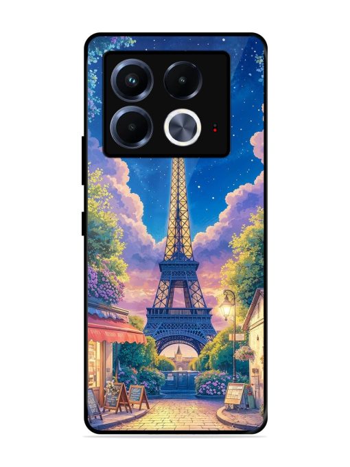 Twilight In Paris Glossy Soft Edge Case for Infinix Note 40 (5G) Chachhi