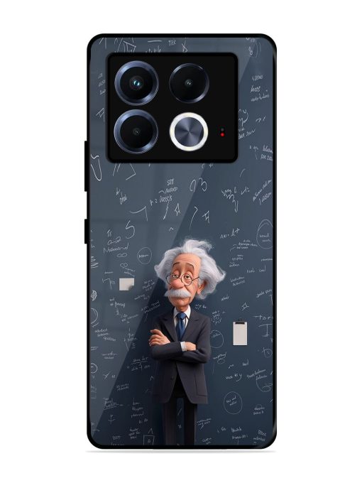 Albert Einstein Glossy Soft Edge Case for Infinix Note 40 (5G) Chachhi