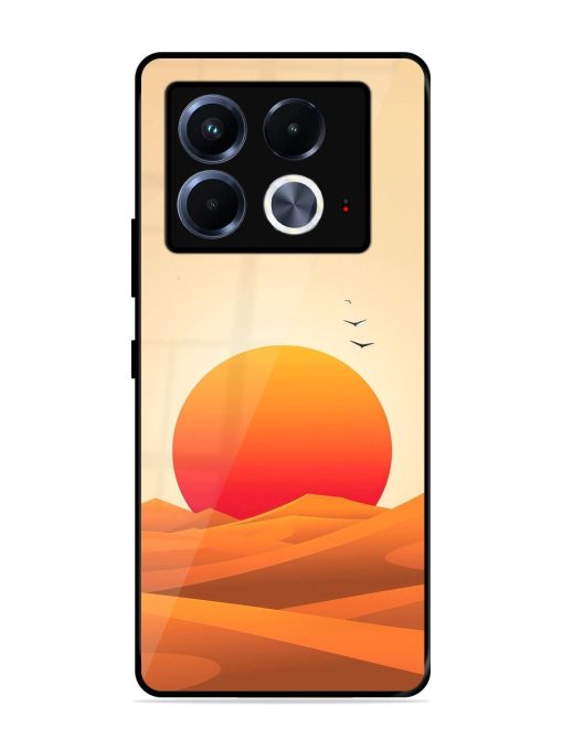 Desert Sunset Glossy Soft Edge Case for Infinix Note 40 (5G) Chachhi