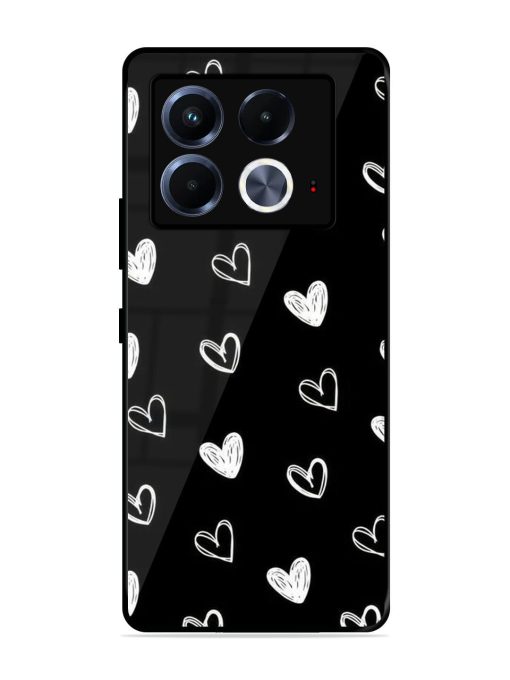 Scattered Hearts Glossy Soft Edge Case for Infinix Note 40 (5G)